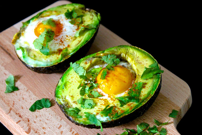 Baked Spicy Avocados with Eggs