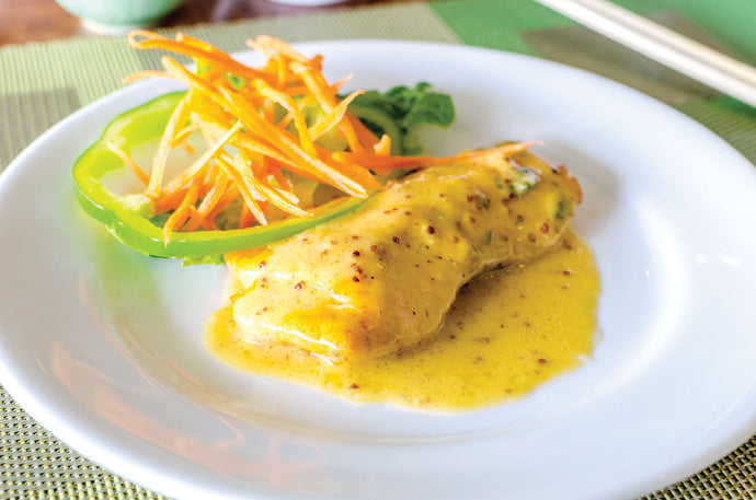 Baked Curried Snapper
