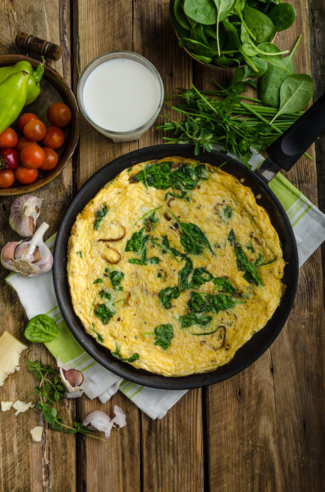 Egg Scramble with Herbs and Mushrooms