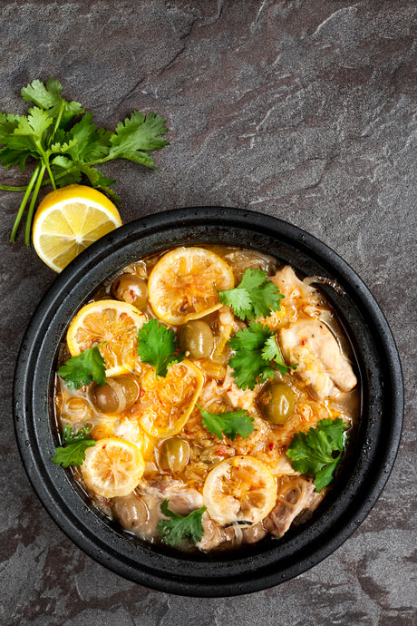 One Pot Lemon Chicken with Olives