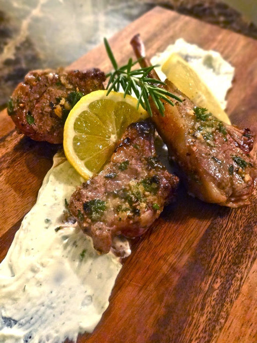 Grilled Lamb Chops with Rosemary