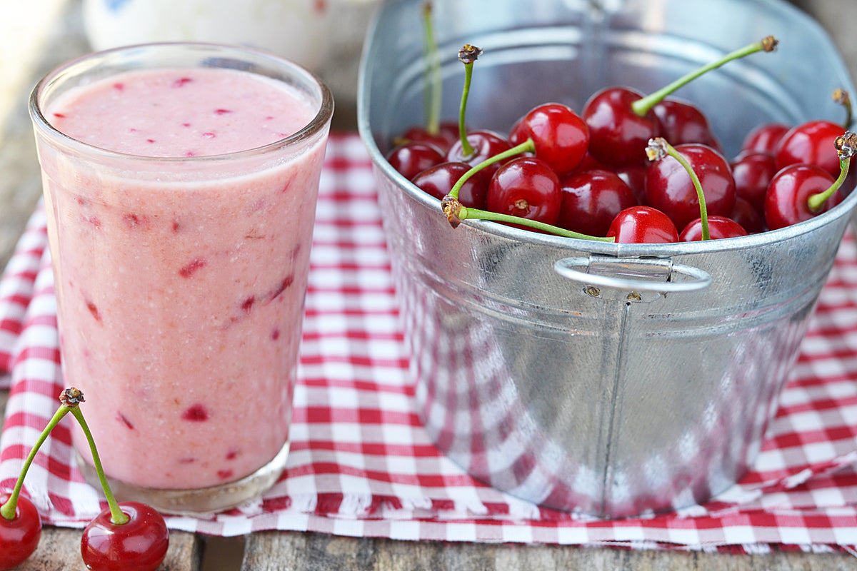 Iced AntiInflammatory Cherry Collagen Smoothie NativePath