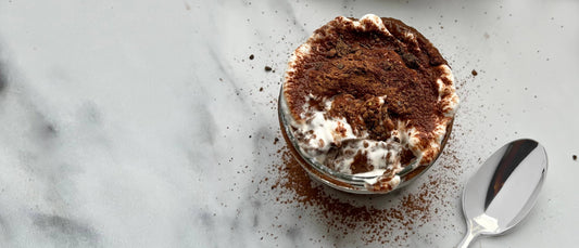 Tiramisu Chia Collagen Pudding