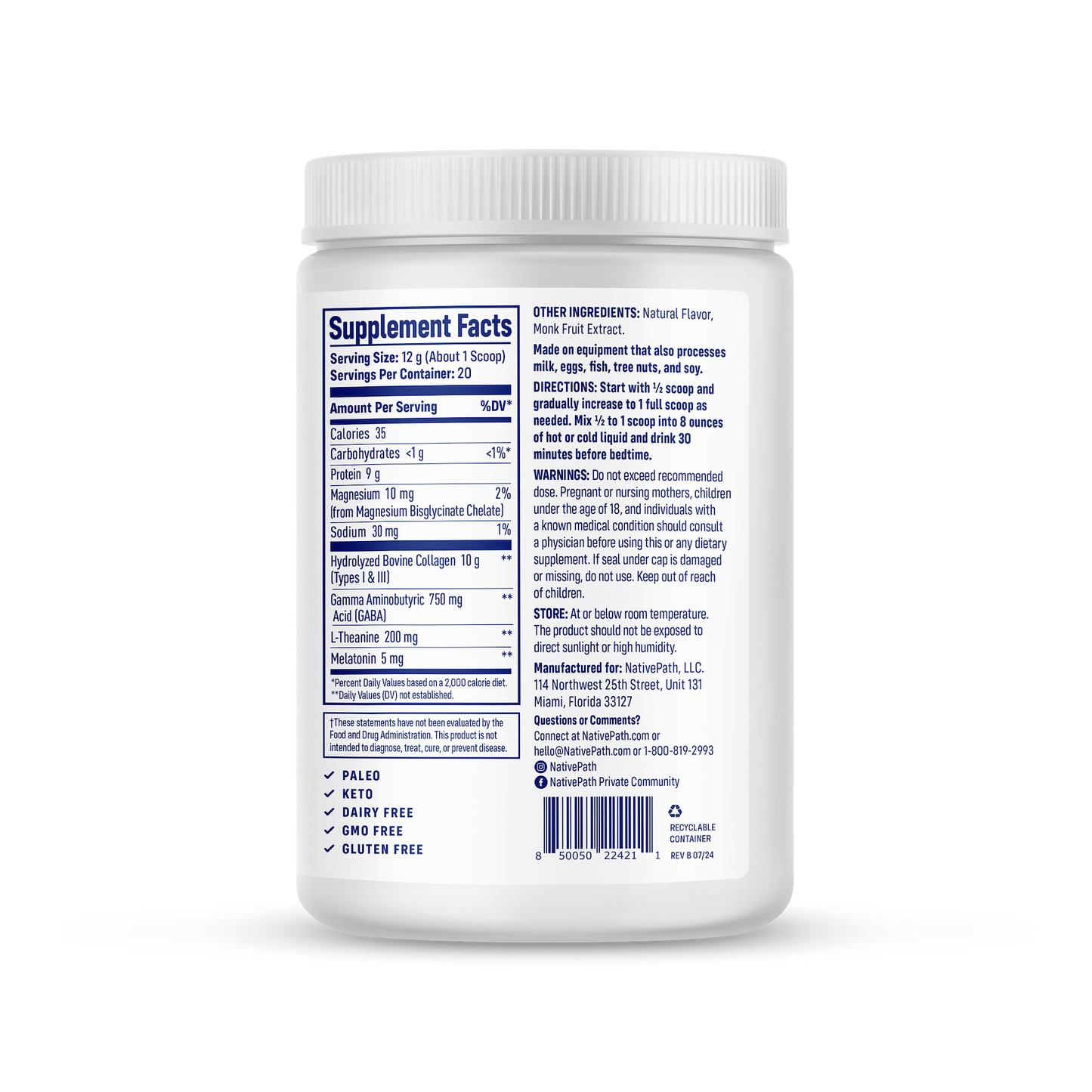 Honey Chamomile Collagen PM