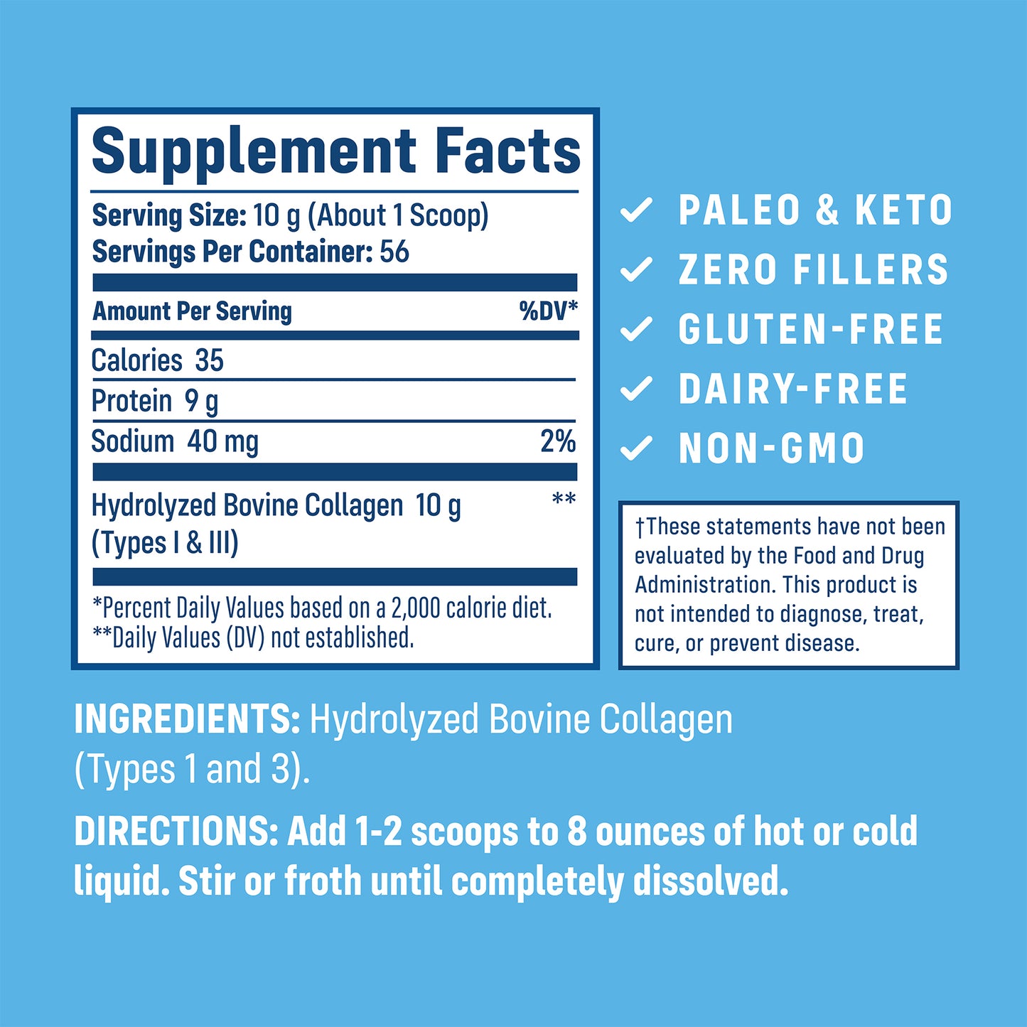 Original Collagen Peptides - 56s Bag
