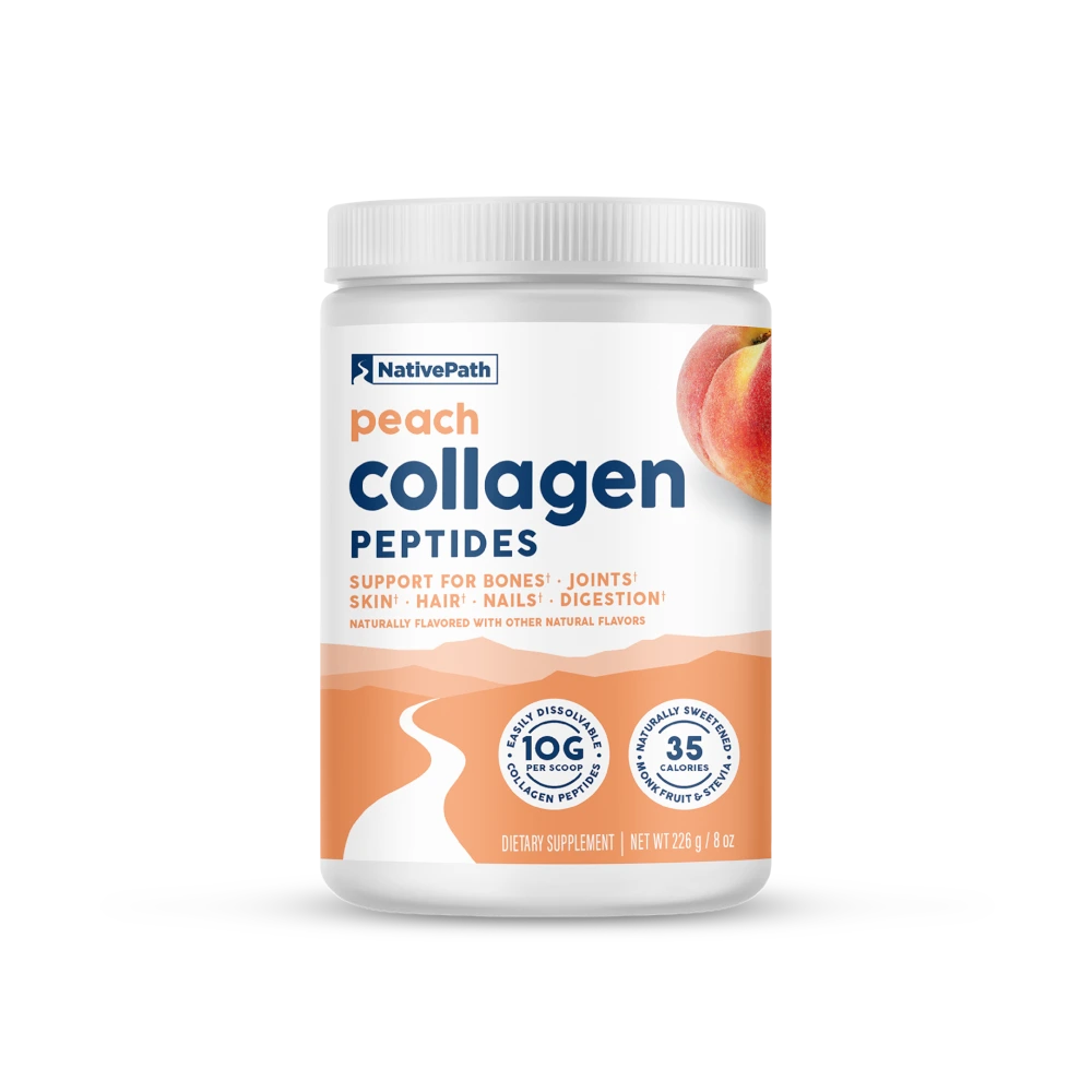 NativePath_Flavored_Collagen_Peptides_Peach_Front