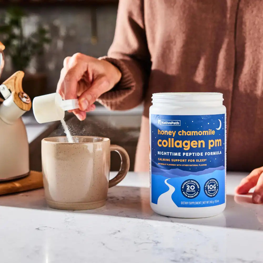 NativePath_Honey_Chamomile_Collagen_PM_Lifestyle