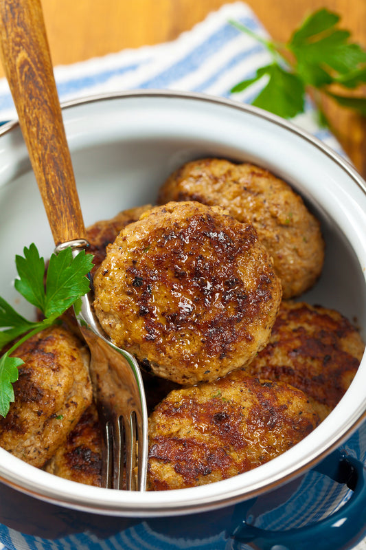 Apple Fennel Pork Sausage Patties