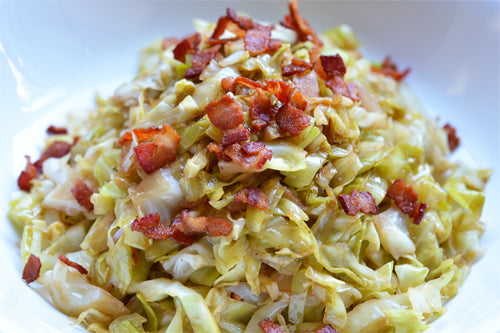 Chinese Fried Cabbage with Bacon