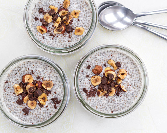Nutty Chia Pudding with Cocoa