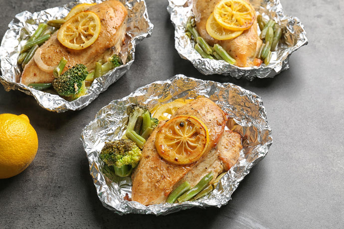Savory Baked Chicken in Foil Packets
