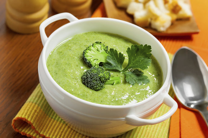 Creamy Kale and Broccoli Soup