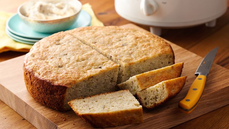 Golden Zucchini Crock Pot Bread