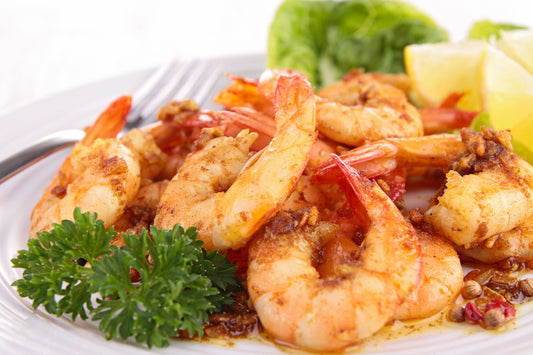 Keto Spicy Shrimp with Pineapple and Cumin