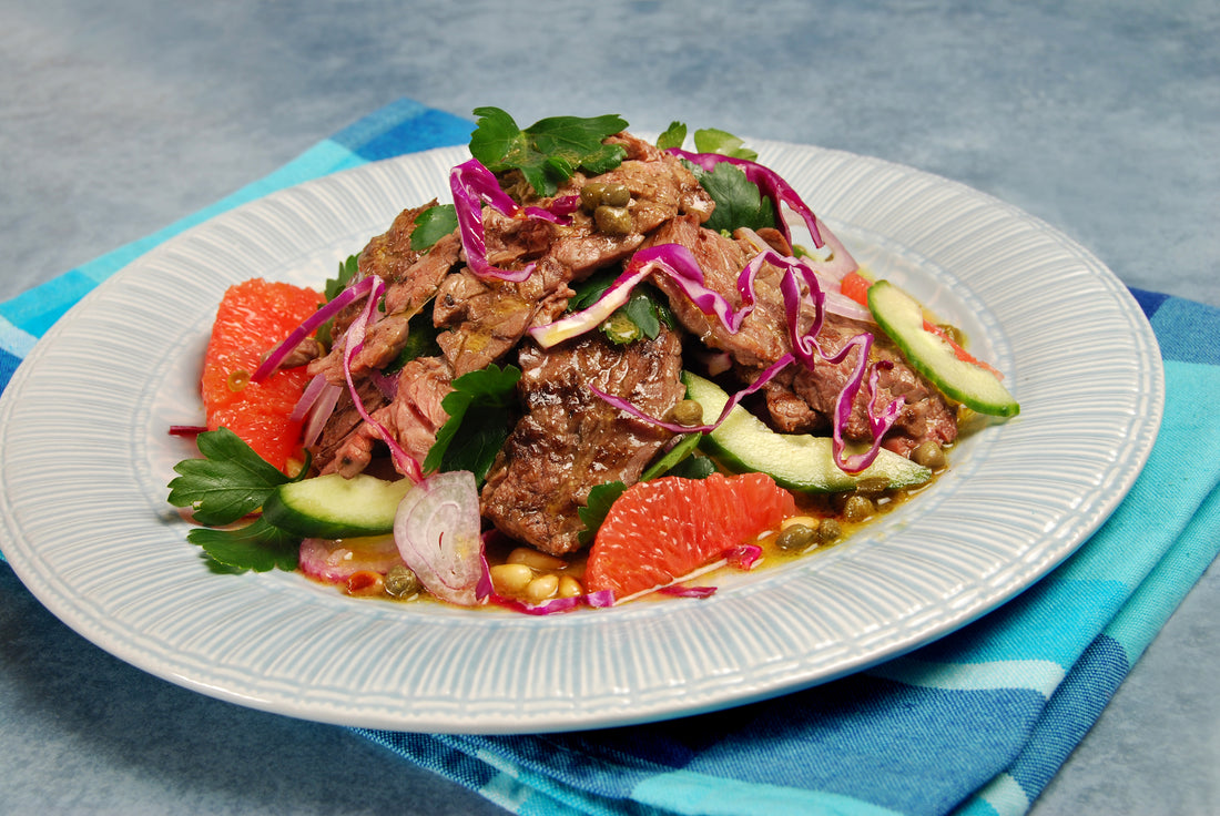 Grilled Steak Salad with Citrus Dressing