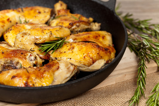 Roasted Chicken Thighs with Lemon and Oregano