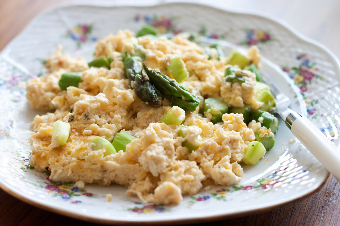 Scrambled Eggs with Asparagus