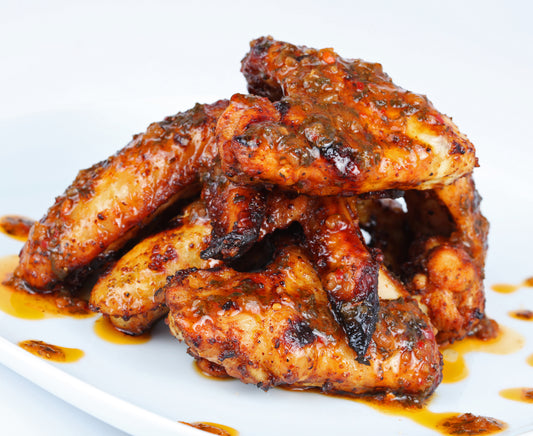 Sticky Sweet Garlic Chicken Wings