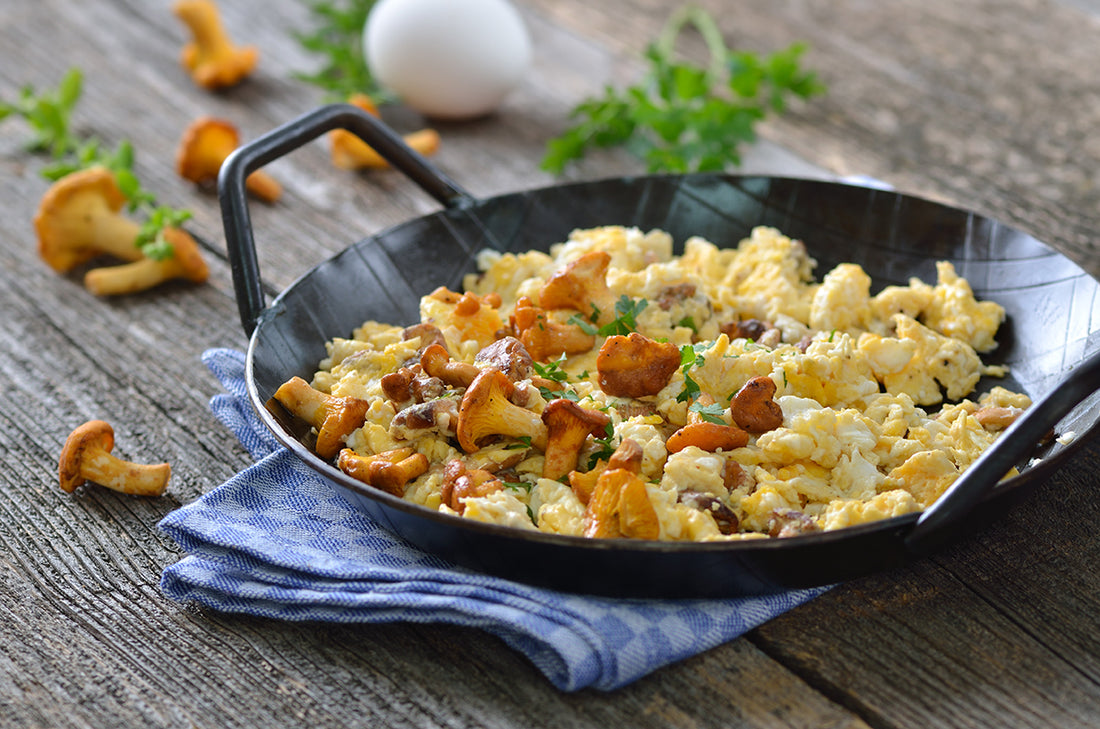 Mushroom Scrambled Eggs