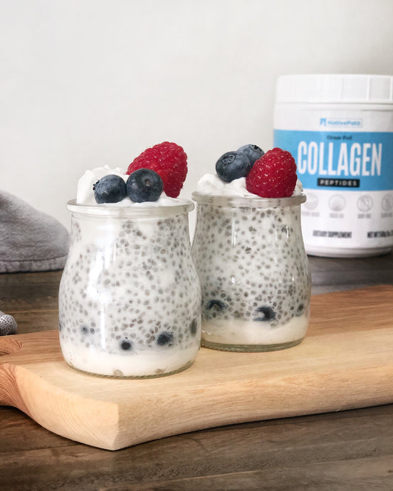Coconut Collagen Chia Seed Pudding