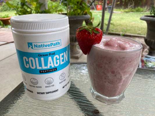 Strawberry Banana Collagen Smoothie