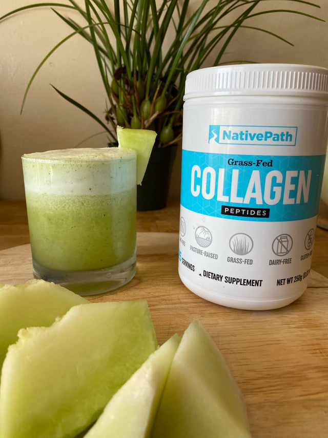 Mint Honeydew Collagen Smoothie