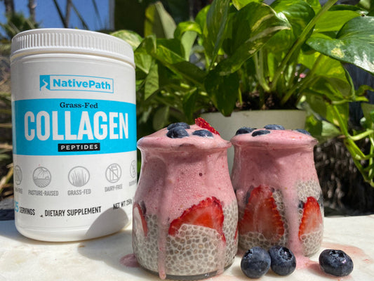 Chia Pudding Collagen Smoothie