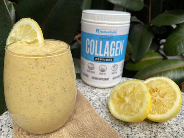 Detoxifying Lemon Ginger Smoothie