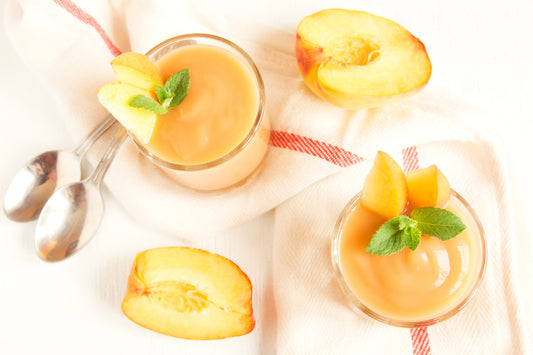 Peaches and Coconut Cream Collagen Smoothie