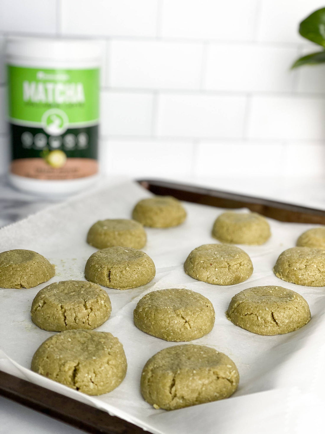 Paleo Matcha Collagen Cookies