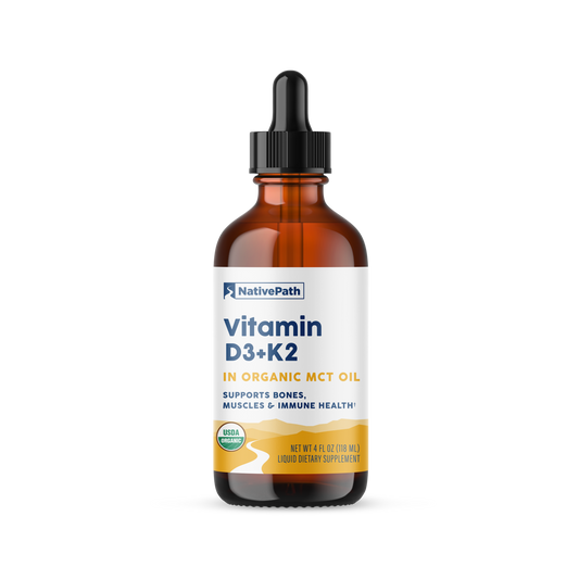 Vitamin D3+K2 Tincture - 4oz