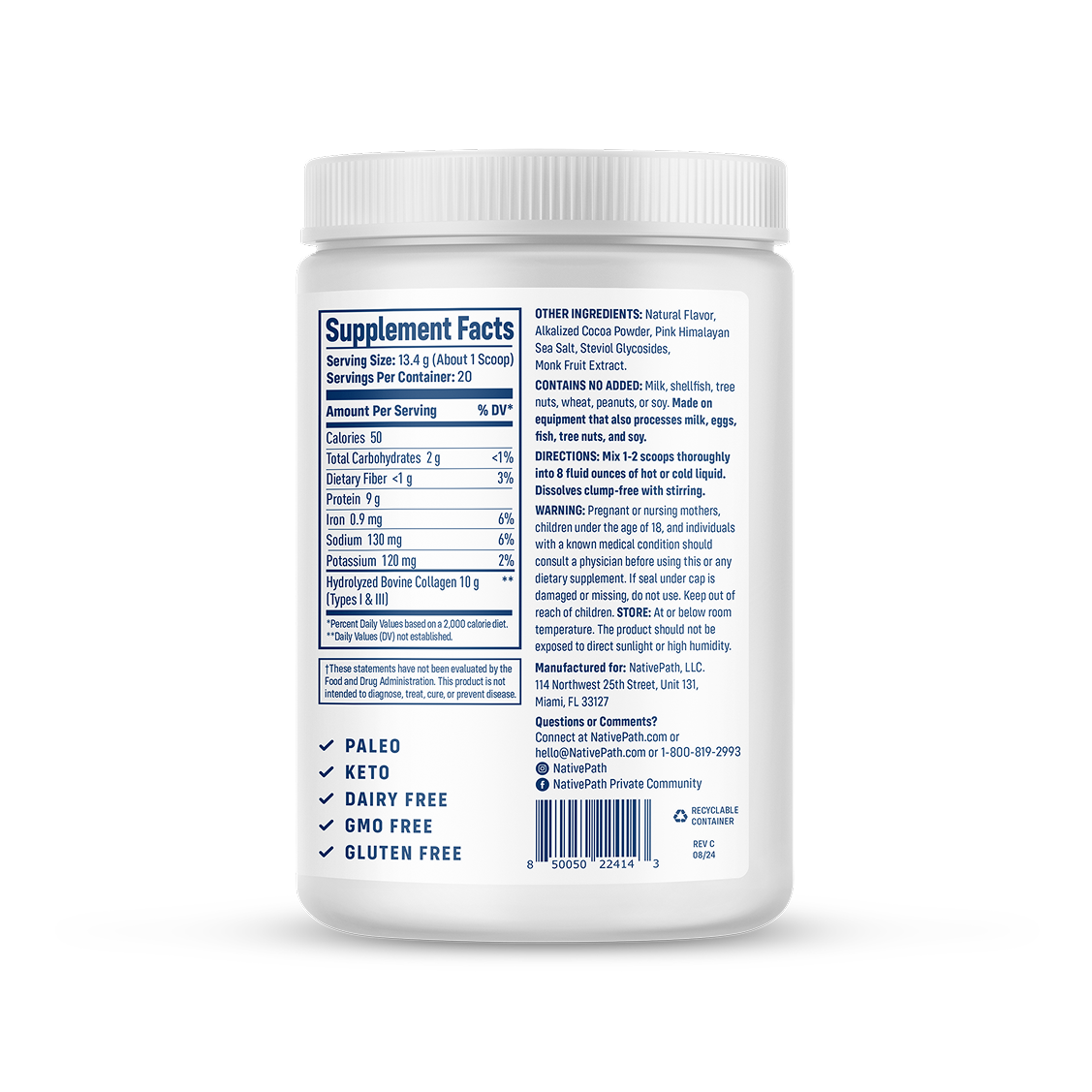 Chocolate Collagen Peptides