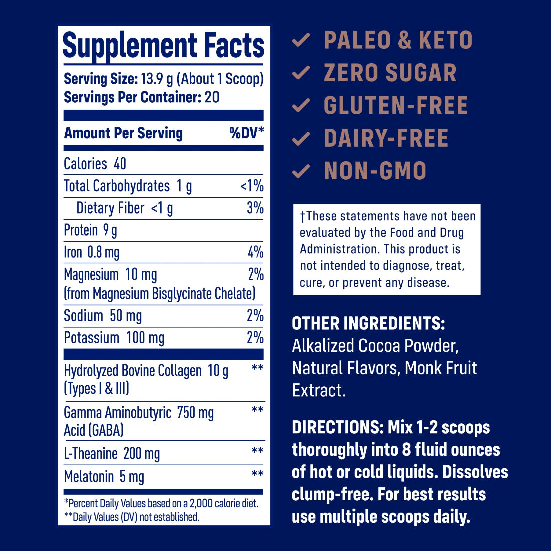 Chocolate Collagen PM