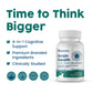 NativePath Brain Health bottle beside key benefits: 4-in-1 cognitive support, premium branded ingredients, clinically studied, with quality certification badges