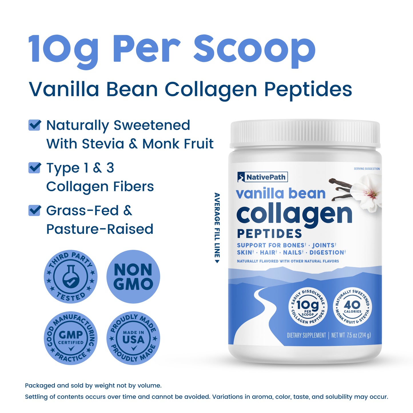 Vanilla Bean Collagen Peptides