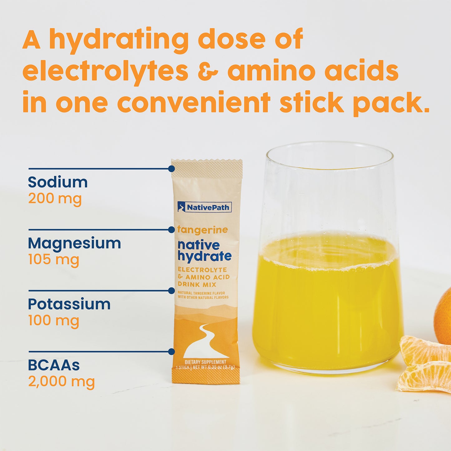 Tangerine Native Hydrate - Stick Packs