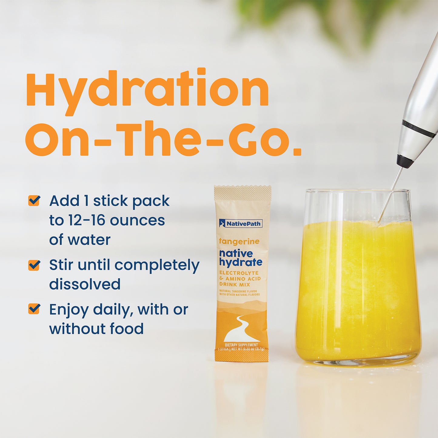 Tangerine Native Hydrate - Stick Packs