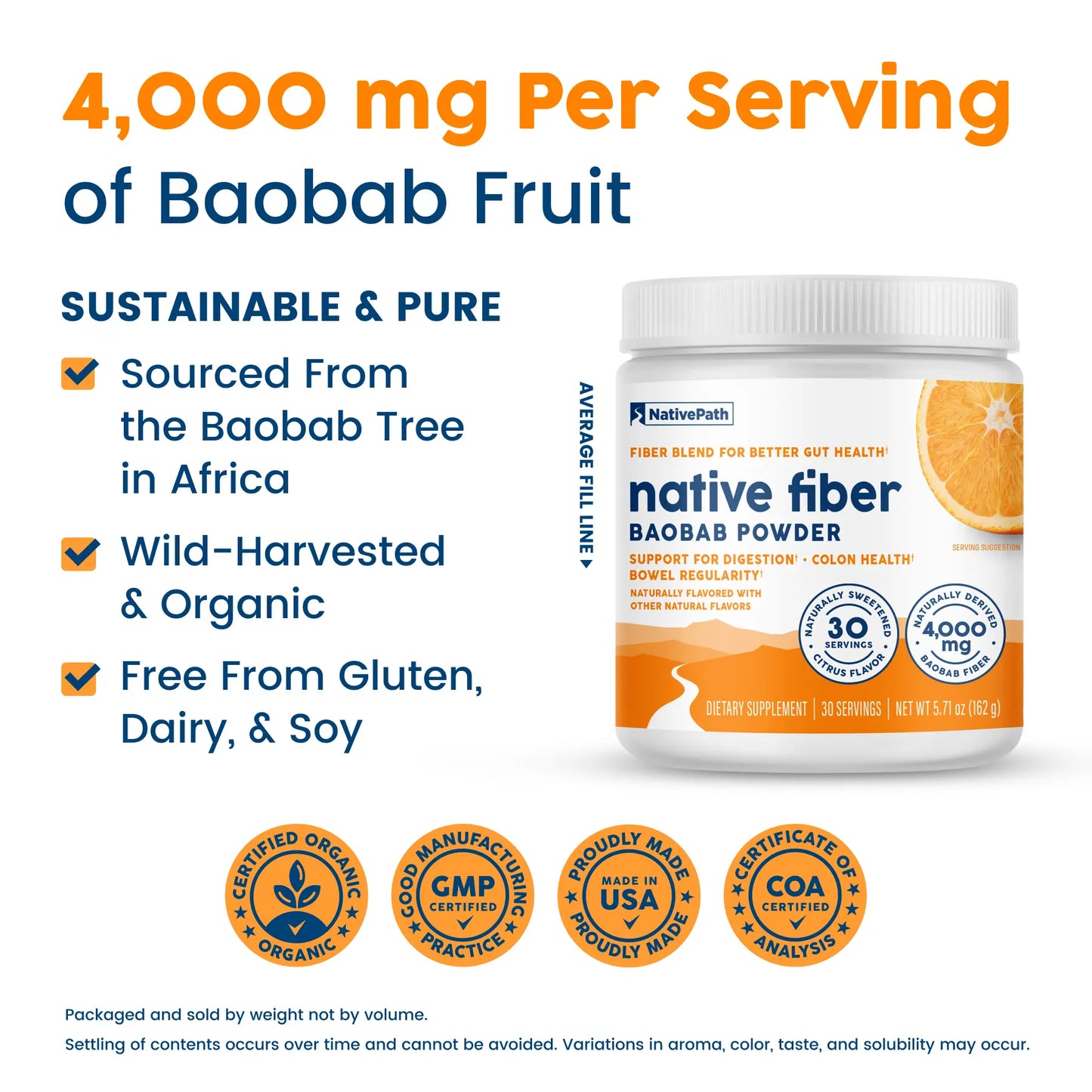 Baobab Powder | Native Fiber