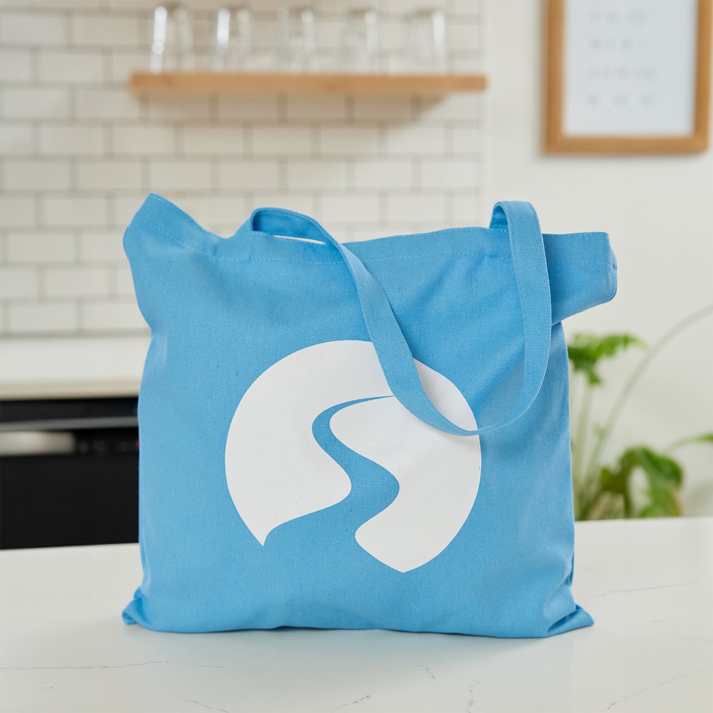 Blue Tote Bag