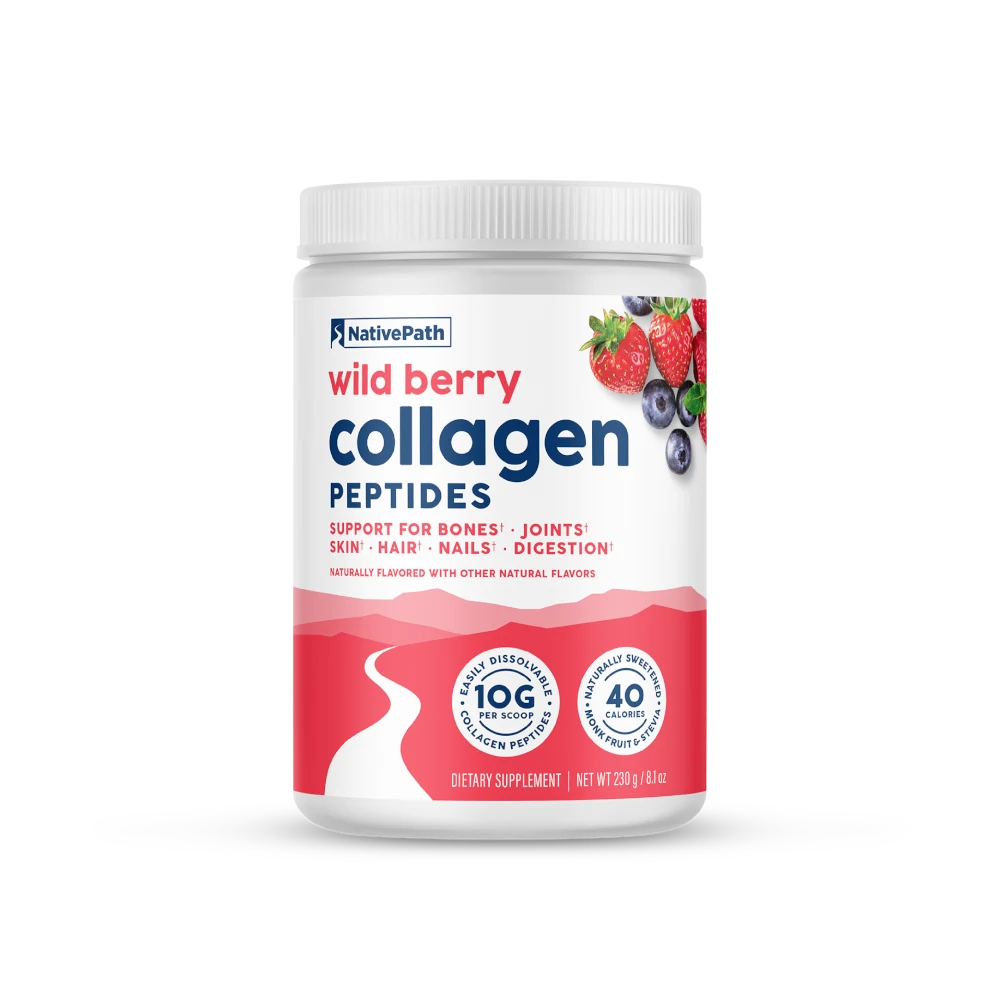 NativePath_Flavored_Collagen_Peptides_Wild_Berry