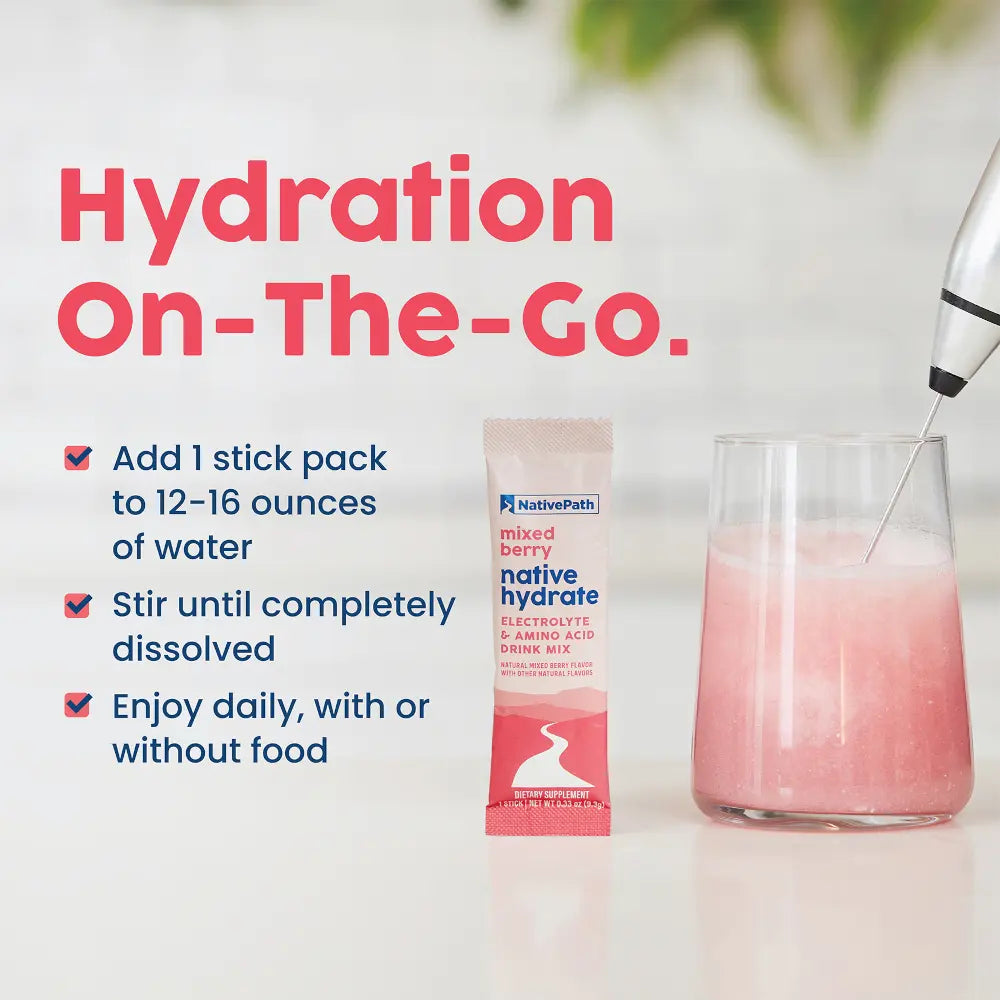 NativePath_Native_Hydrate_Mixed_Berry_Stick_Packs_Directions