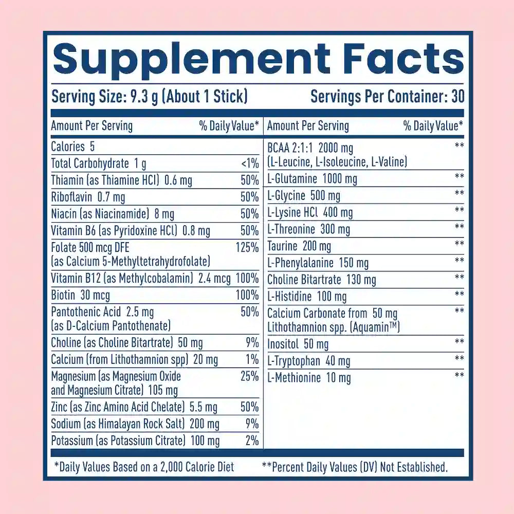 NativePath_Native_Hydrate_Mixed_Berry_Stick_Packs_Supplement_Facts