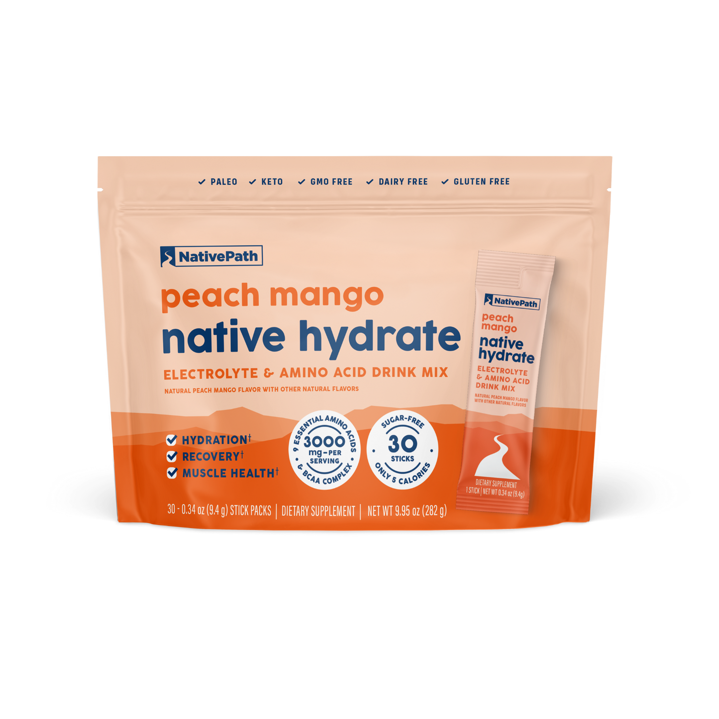 Peach Mango Native Hydrate - Stick Packs