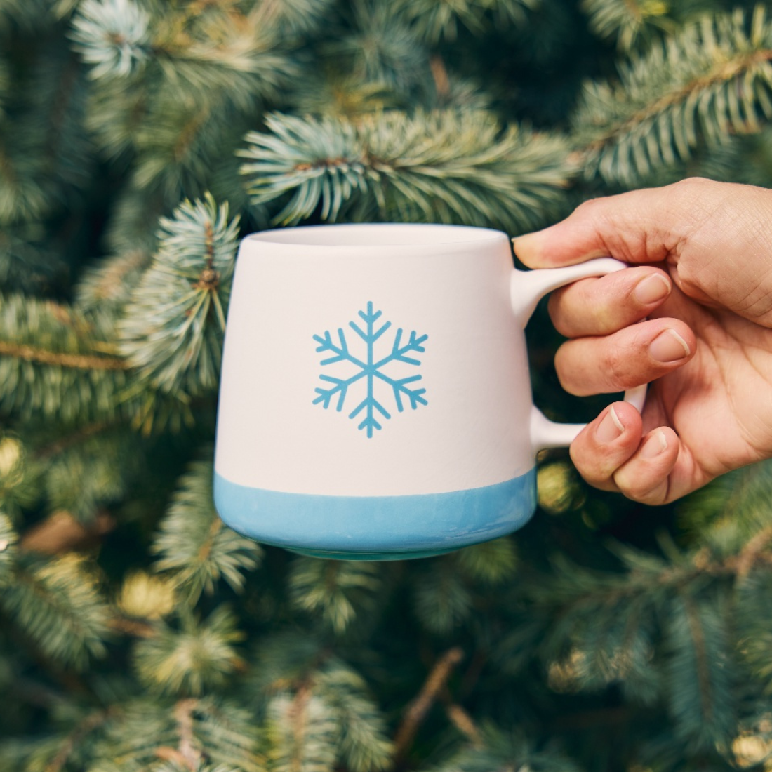 Snowflake Ceramic Mug