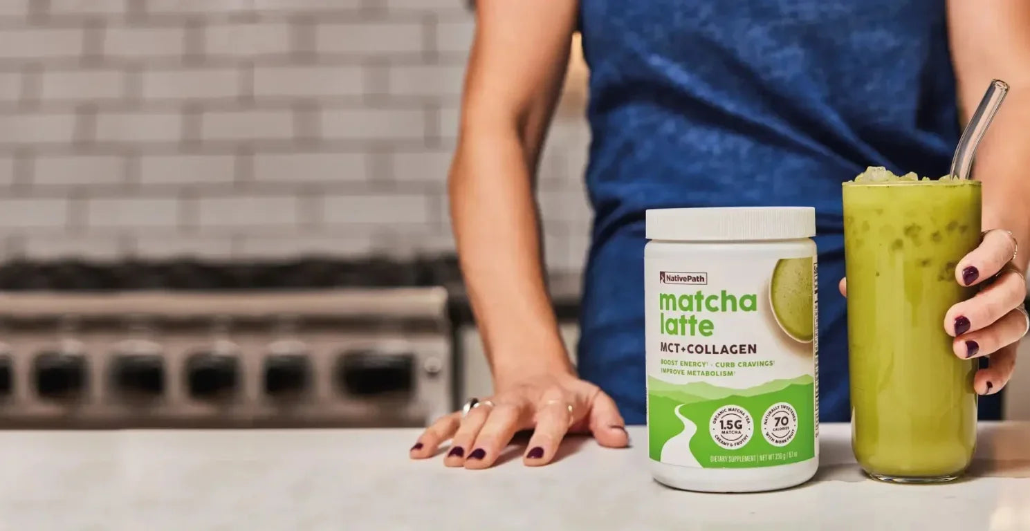 Organic Matcha with MCT & Collagen.